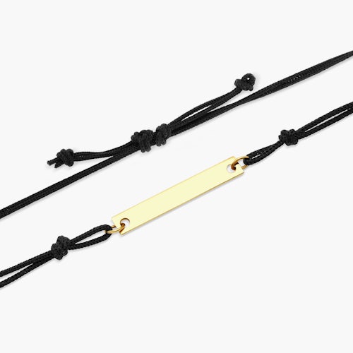 Bransoletka prostokąt Savicki: złota